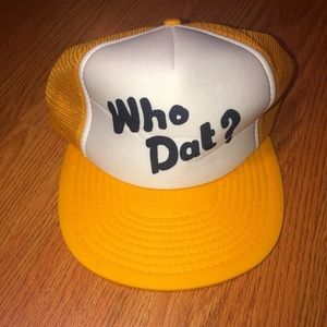 WHO DAT SnapBack Hat